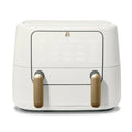 Drew Barrymore TriZone 9-Quart Air Fryer in White Icing Finish