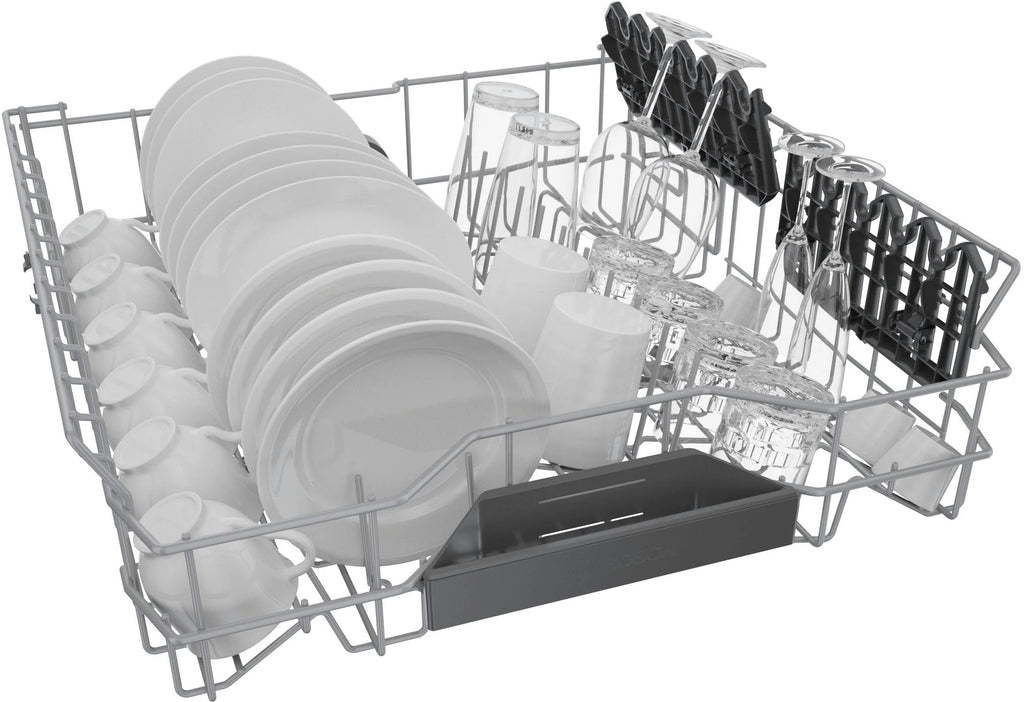 Bosch - 800 Series 24" Top Control Smart Built-In Dishwasher with 3rd Rack and 42 dBA - Silver