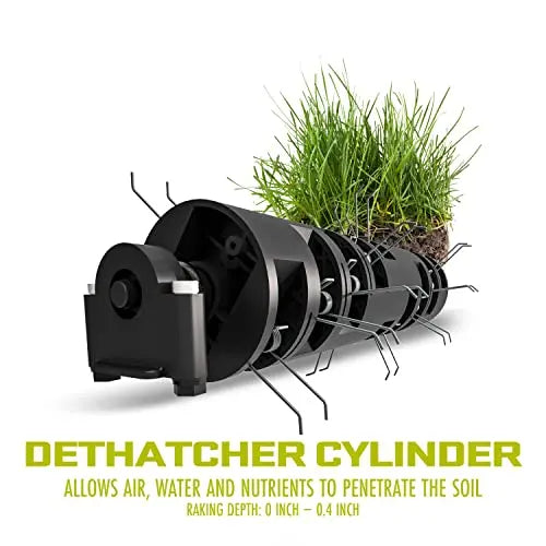 Sun Joe 12-Amp 13-Inch Electric Dethatcher and Scarifier w/Removeable 8-Gallon Collection Bag