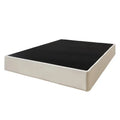 CraftPorch Solid Wood Box Spring Foundation  8-Inch Low-Profile Base with Reinforced Wooden Slats for Mattress Support