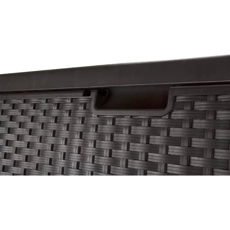 Suncast Resin 99-Gallon Deck Box – Mocha Brown – DBW9200