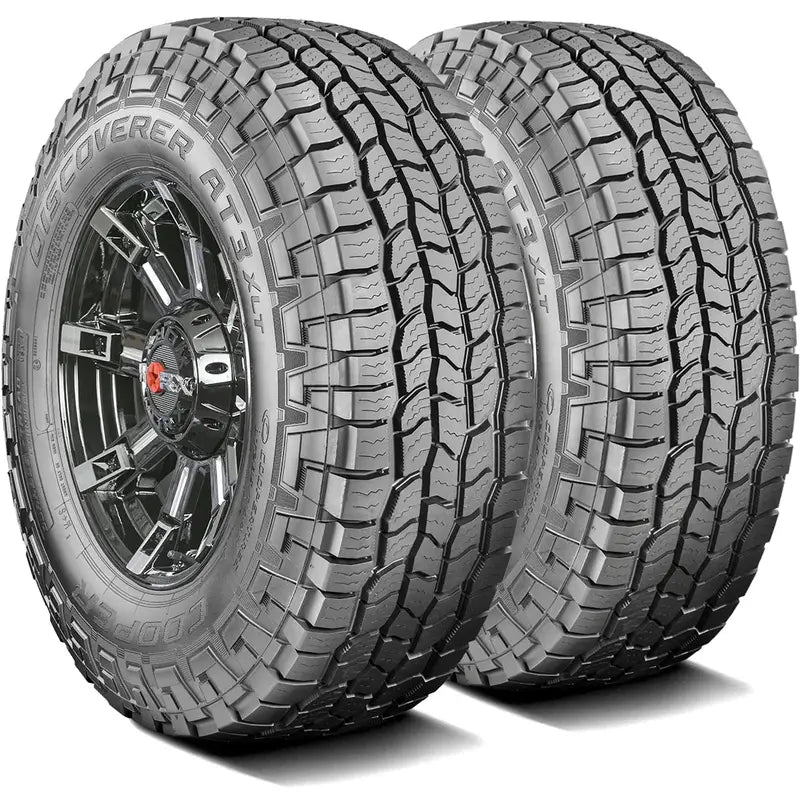 Cooper Discoverer AT3 XLT All-Terrain Tires  285/60R20, Load Range E, 10-Ply  Dual-Load Rated
