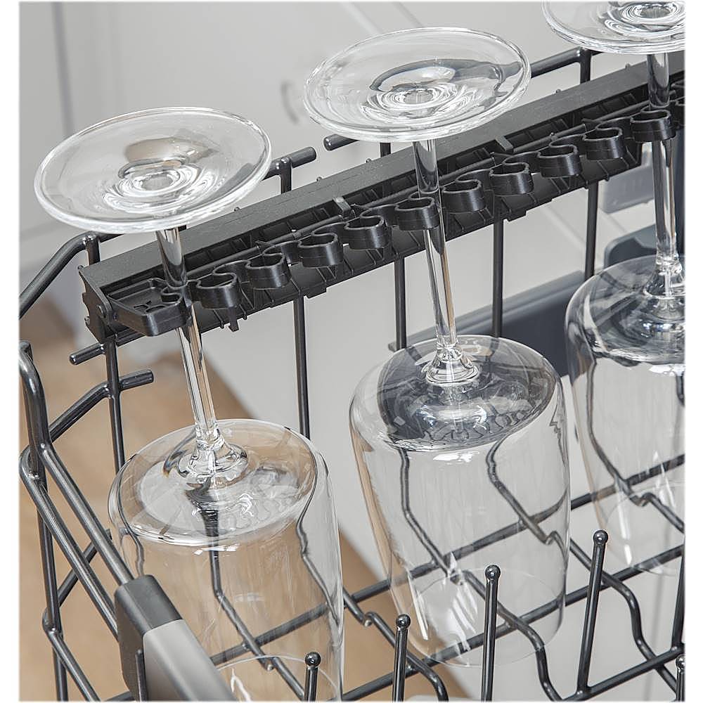 Café - 24" Top Control Tall Tub Built-In Dishwasher with Stainless Steel Tub - Matte black