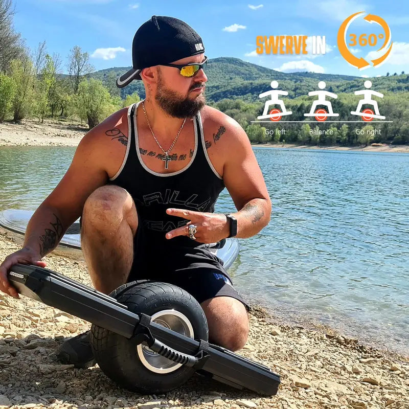 Unicycle T2 Electric Skateboard – Self-Balancing Commuter Board with Dual-Wheel Drive