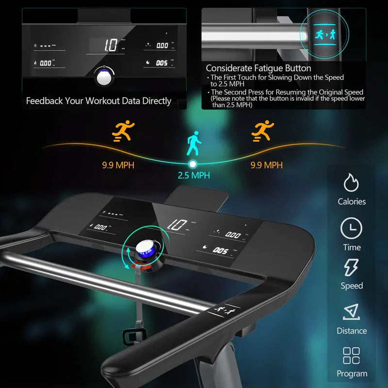 Commercial-Grade Folding Treadmill  Heavy-Duty Gym-Ready Running Machine