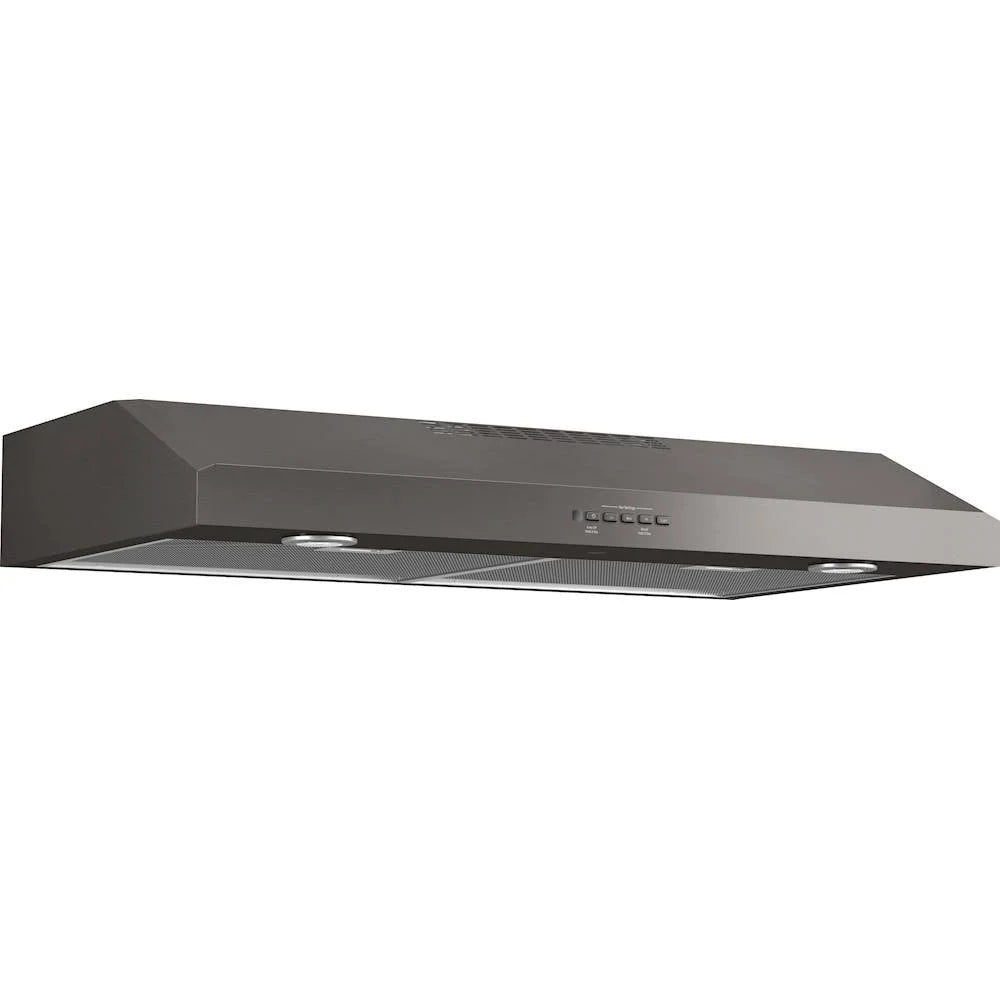 GE - 36" Convertible Range Hood - Black stainless steel