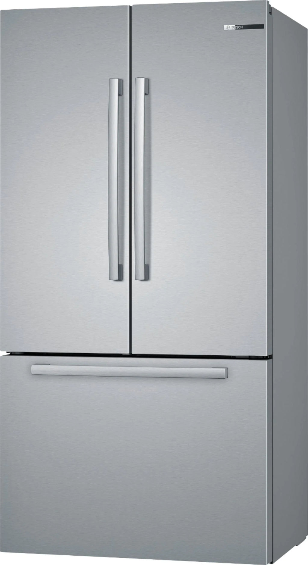 Bosch - 800 Series 21 Cu. Ft. French Door Counter-Depth Smart Refrigerator - Stainless steel
