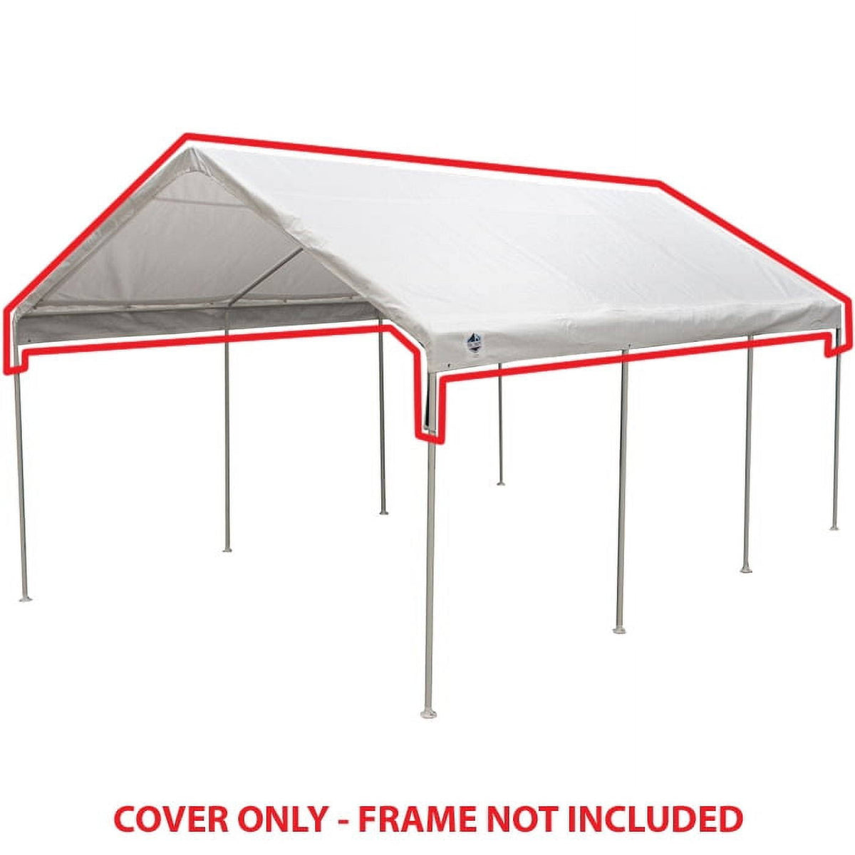 King Canopy 12 ft x 20 ft White Drawstring Cover