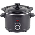 Courant 1.6 qt. Black Mini Slow Cooker with 3-Cooking Settings MCSC1524K974