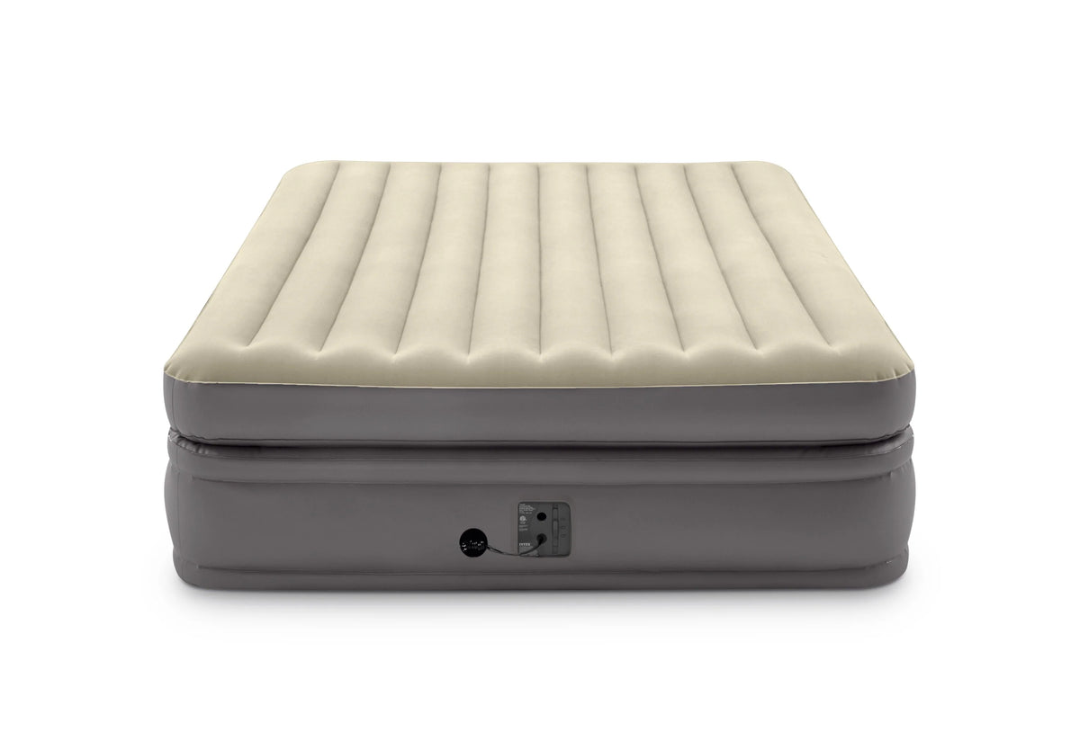 Intex -Queen Comfort Elevated Fiber-Tech Airbed