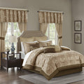 Madison Park Brystol 24 Piece Room in A Bag Brown / King