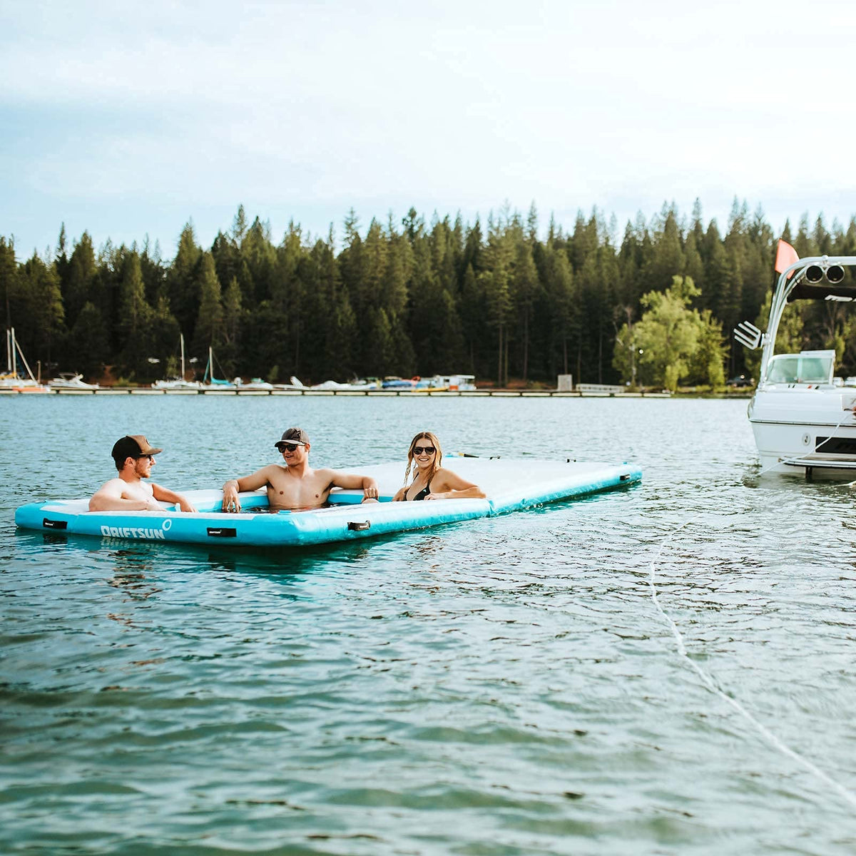 Driftsun Inflatable Floating Dock Platform