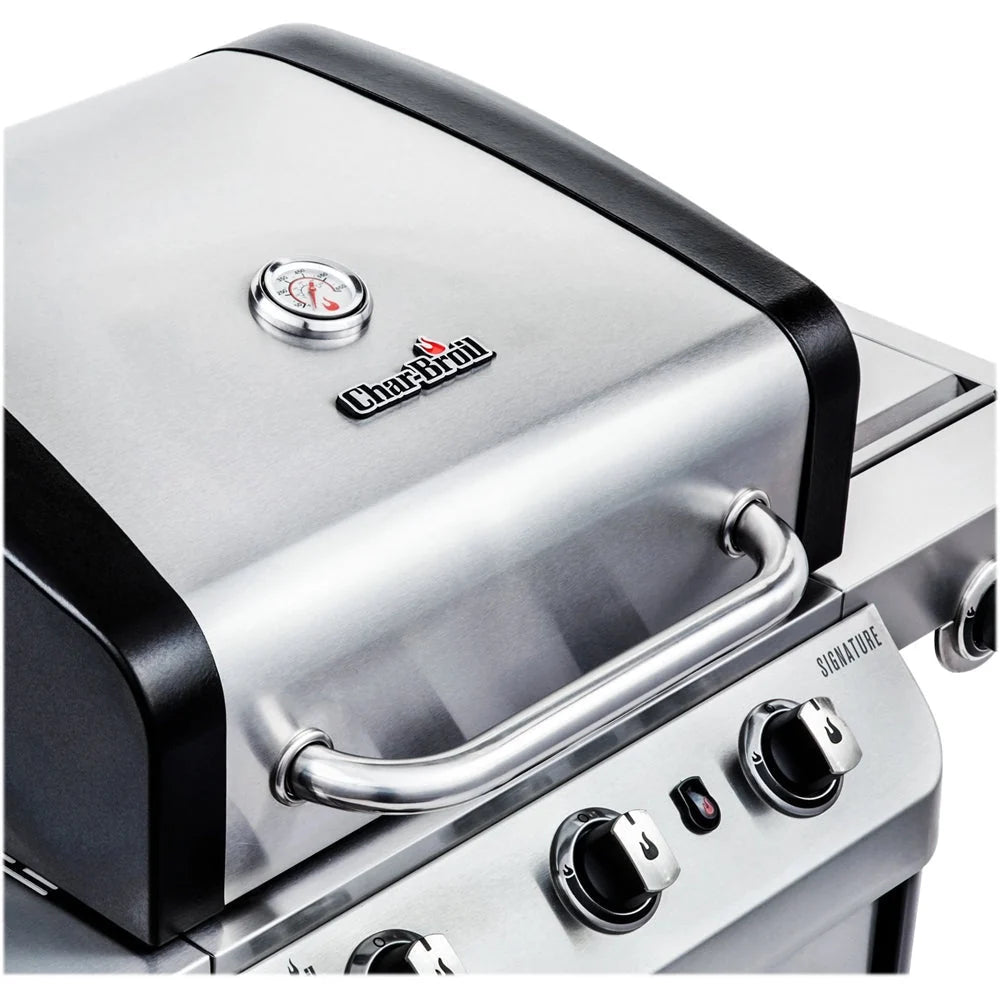 Char-Broil - Signature Gas Grill - Silver/black