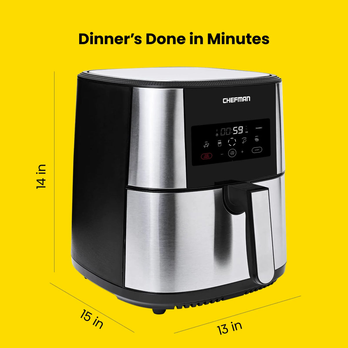 Chefman TurboFry Air Fryer Dishwasher