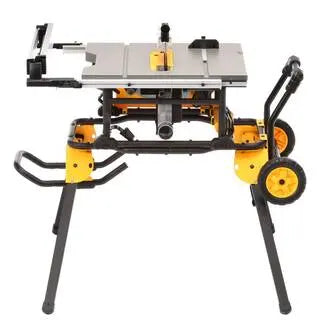 DEWALT DWE7491RS 10-Inch Job Site Table Saw  15-Amp Motor with Integrated Rolling Stand