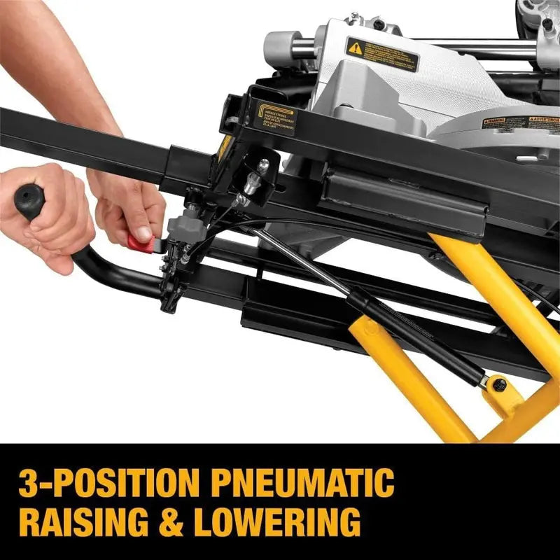 DEWALT DWX726 Miter Saw Stand  Mobile, Adjustable, and Foldable Design