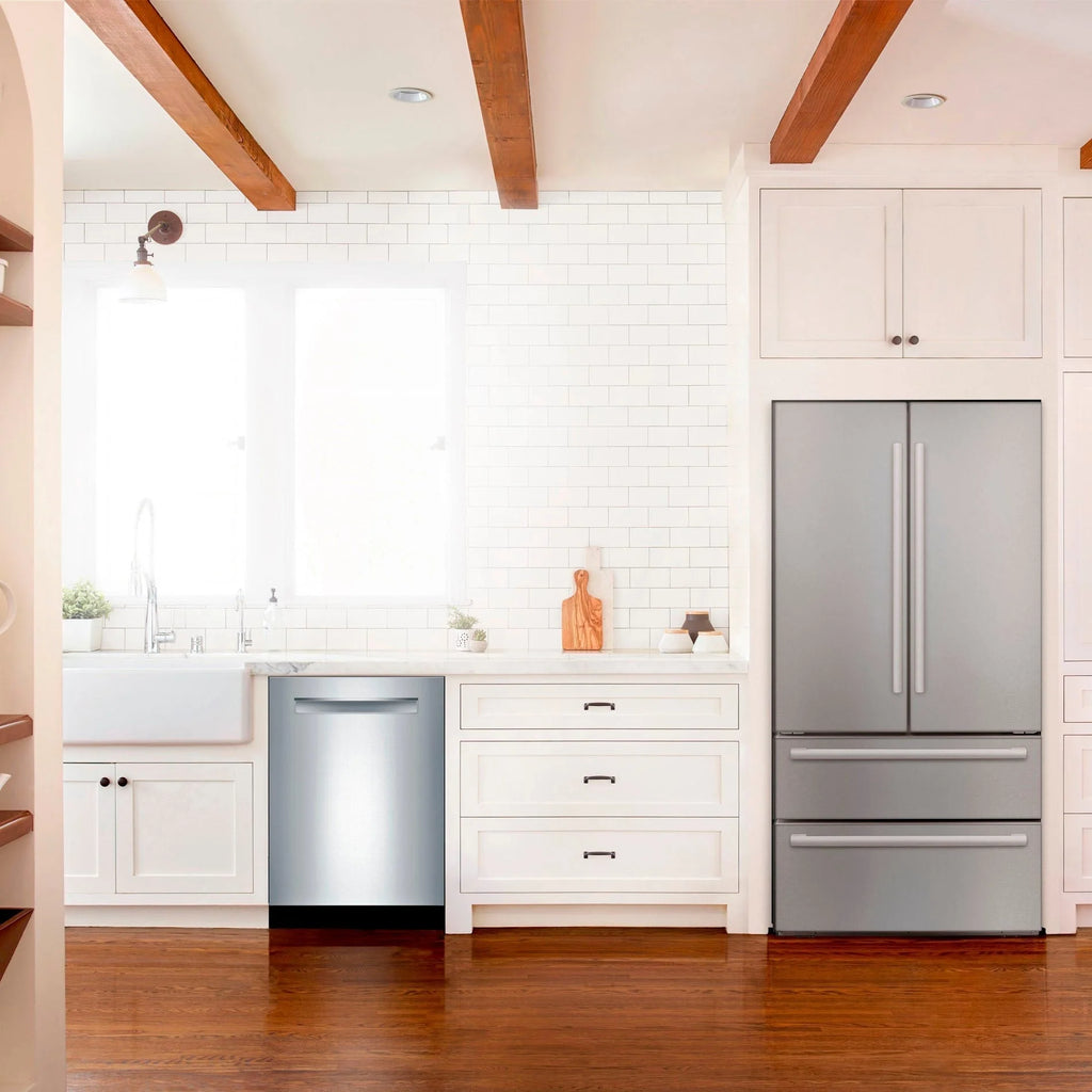 Bosch - 800 Series 24" Top Control Built-In Dishwasher with CrystalDry, Stainless Steel Tub, 3rd Rack, 40 dBa - Stainless steel