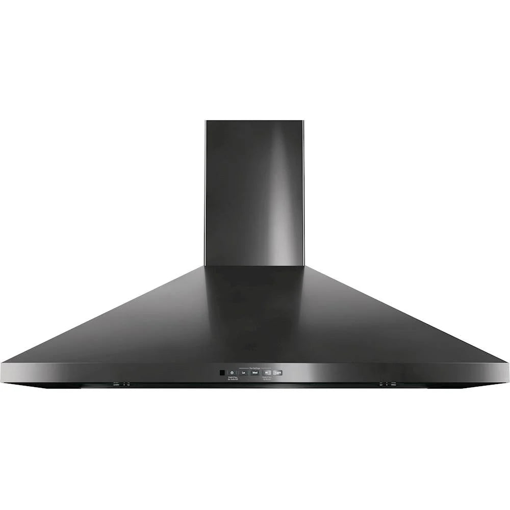 GE - 36" Convertible Range Hood - Black stainless steel