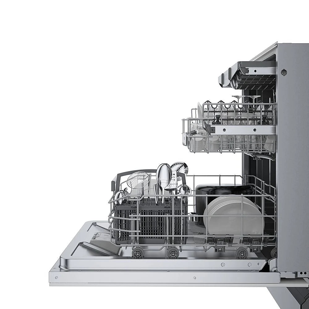 Bosch - 800 Series 24" Top Control Smart Built-In Dishwasher with 3rd Rack and 42 dBA - Custom Panel Ready