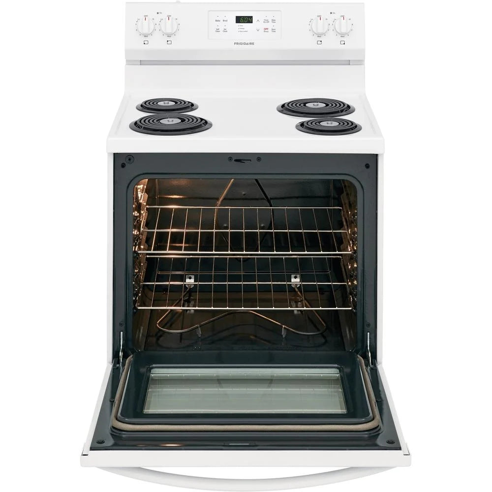 Frigidaire 30-inch Freestanding Electric Range with Ready-Select® Controls FFEF3016VW