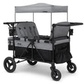 Delta Children Jeep Wrangler 4-Seater Stroller Wagon  Ride-On Toy & Transport Cart