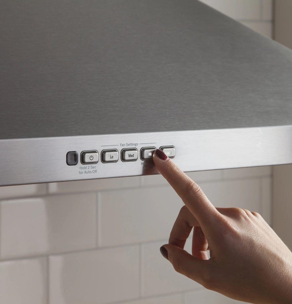 GE - 30" Convertible Range Hood - Stainless steel