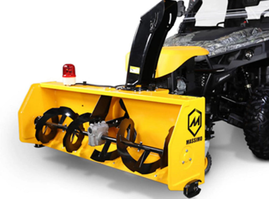 Massimo 60" Snow Blower 2 - Stage - 13HP 420cc Gas Powered UTV/ATV Attachment for Heavy Duty Snow Removal