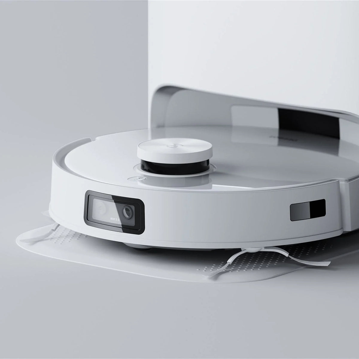 ECOVACS Robotics - DEEBOT T10+ Wi-Fi Connected Robot Vacuum & Mop with Auto Empty, Laser Mapping and AI Object Recognition and Avoidance - WHITE
