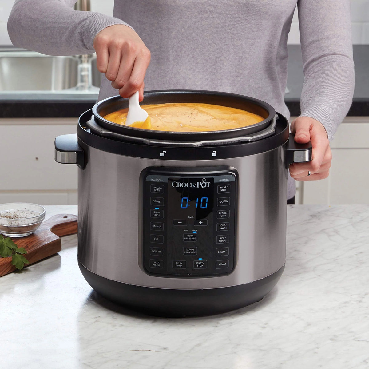 Crock Pot Multi Use Programmable Pressure Stainless