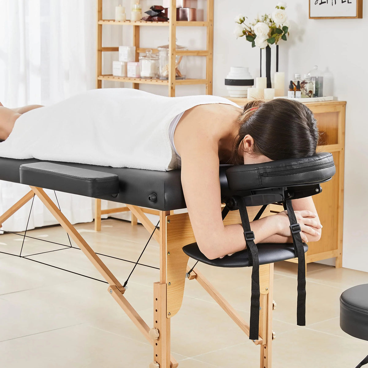Yaheetech Portable Massage Bed for Beauty Tattoo