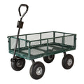 Garden Star 700lb Capacity . 38” x 20” Towable Mesh Garden Utility Cart