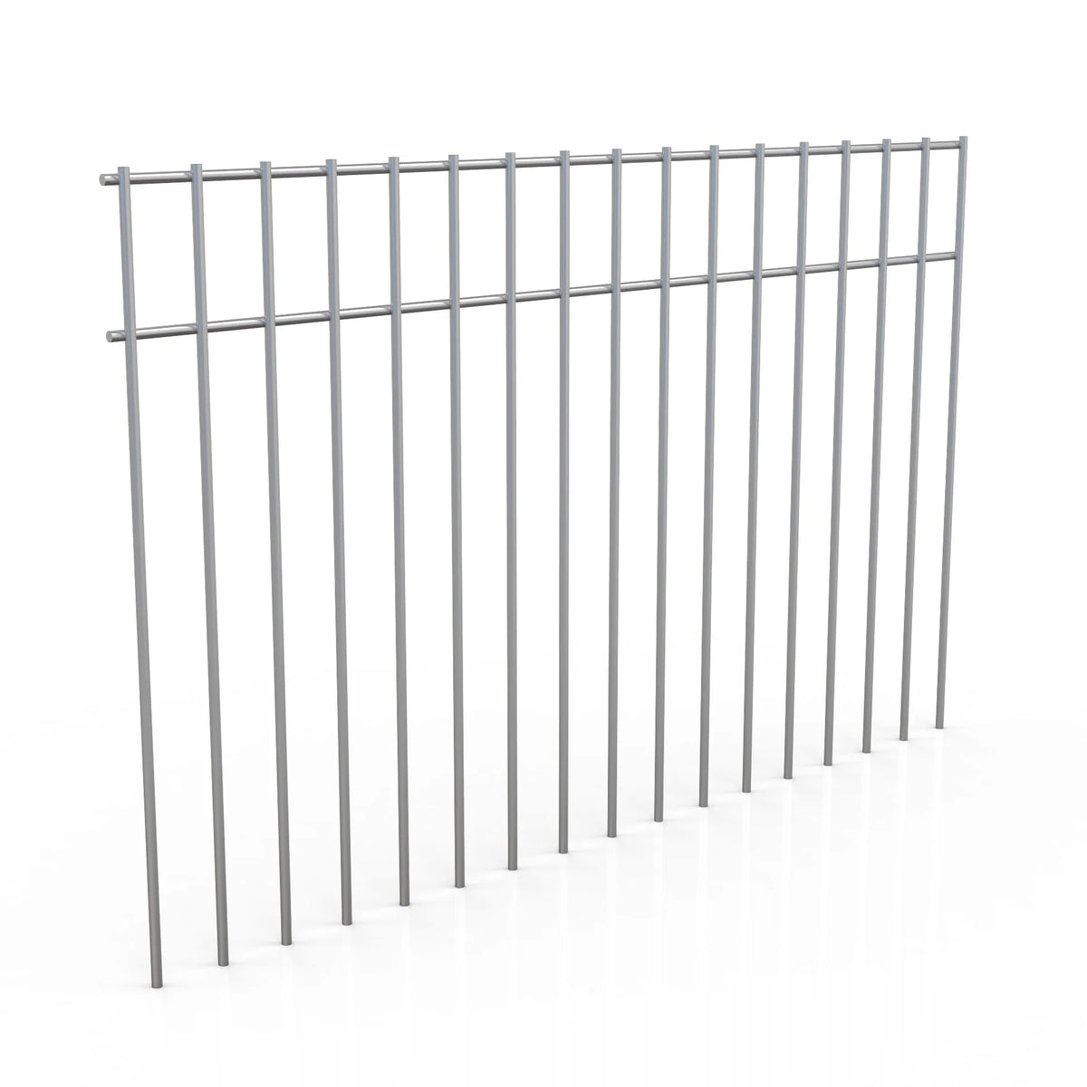 Dig Defence 5 Pack No-Dig XL Animal Barrier Fence for Max Protection 15" L x 24" W Galvanized Steel