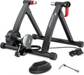 Sportneer Magnetic Indoor Bike Trainer – 6-Level Resistance Stationary Cycling Stand with Noise-Reduction Wheel