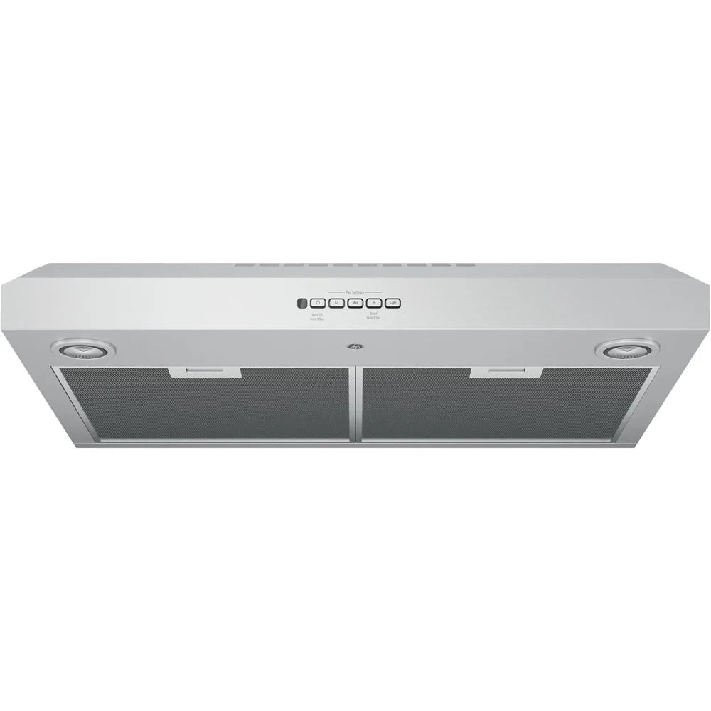 GE - 30" Convertible Range Hood - Stainless steel