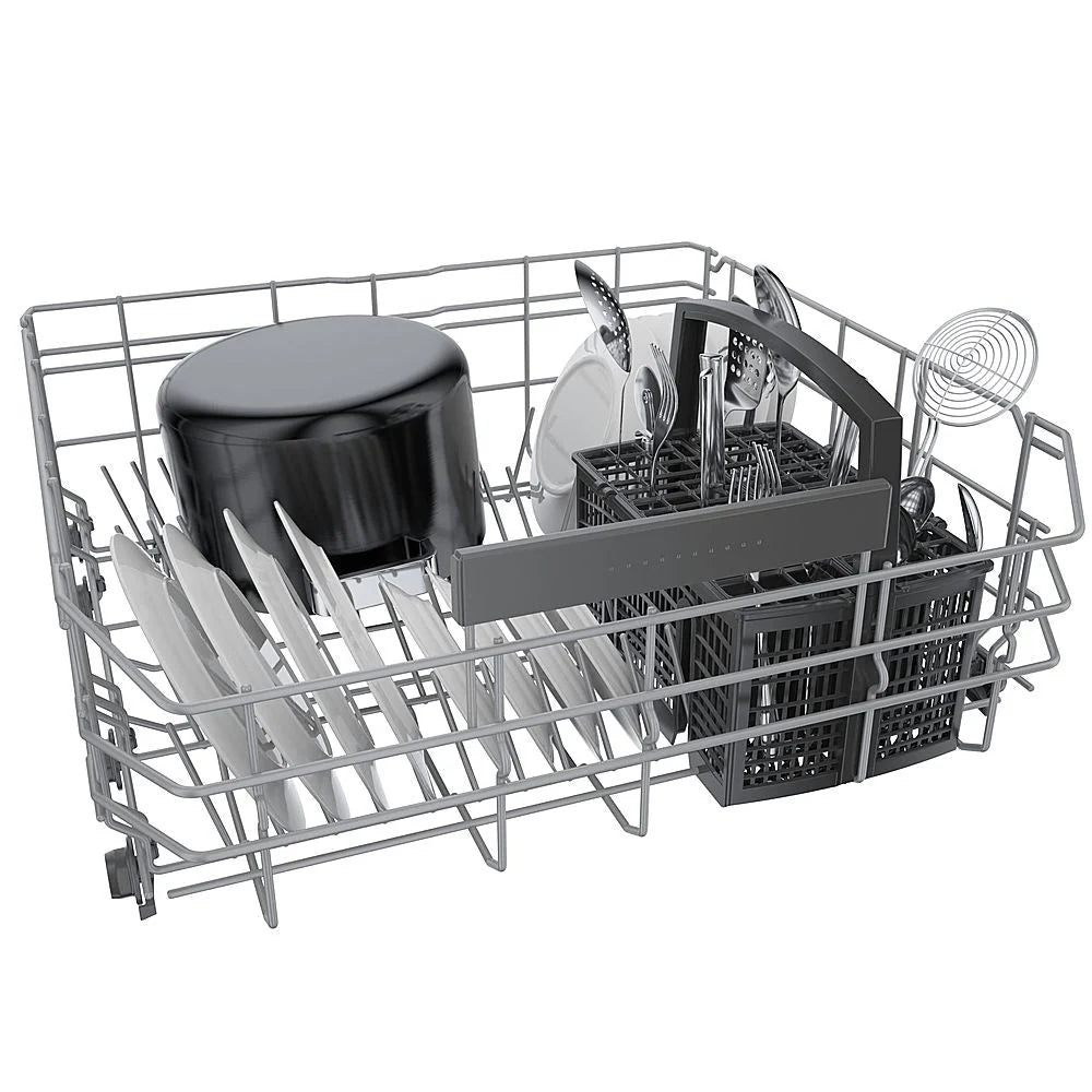 Bosch - 800 Series 24" Top Control Smart Built-In Dishwasher with 3rd Rack and 42 dBA - Custom Panel Ready