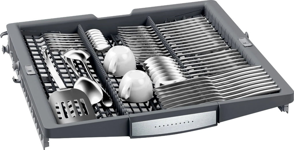 Bosch - 800 Series 24" Top Control Built-In Dishwasher with CrystalDry, Stainless Steel Tub, 3rd Rack, 42 dBa - Stainless steel