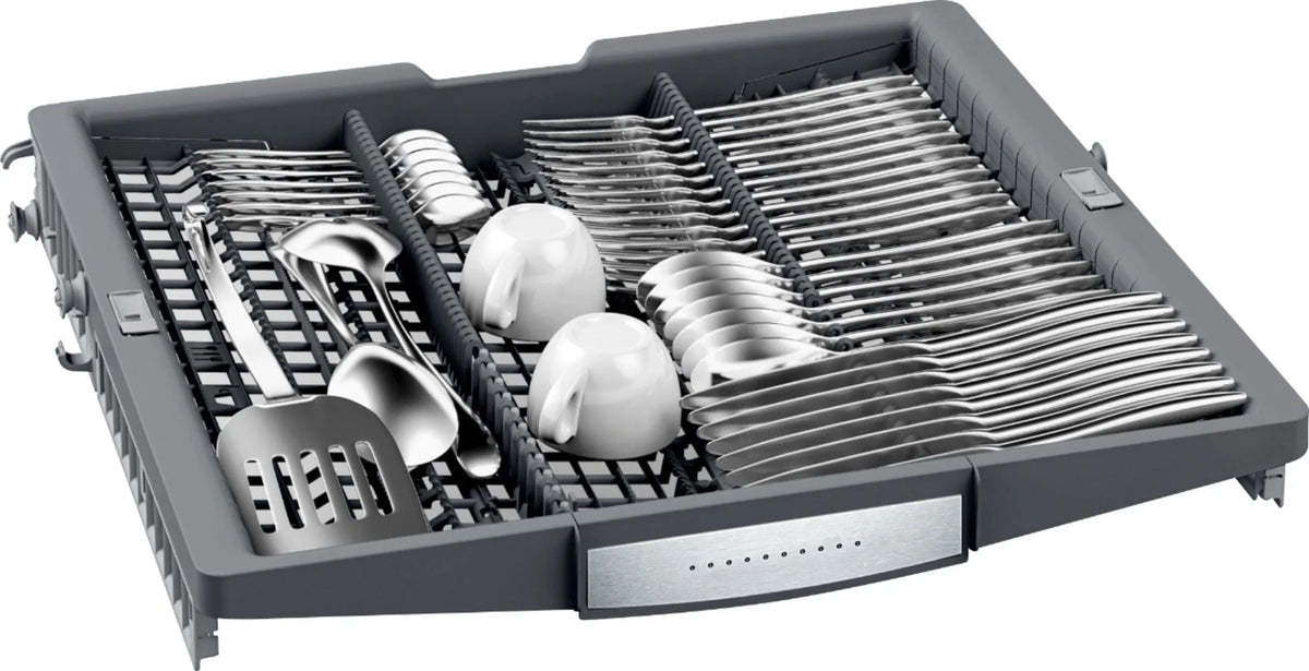 Bosch - 800 Series 24" Top Control Built-In Dishwasher with CrystalDry, Stainless Steel Tub, 3rd Rack, 42 dBa - Stainless steel