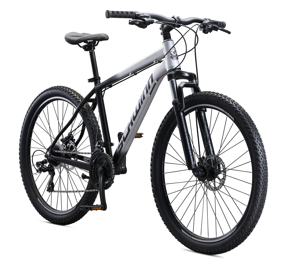 27.5 - In. AL Comp Men'S Mountain Bike, Grey, 21 Speeds