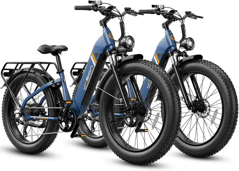 Thunder 1500W Electric Fat-Tire Bike — 30+ MPH Top Speed, 80-Mile Range, Hydraulic Disc Brakes
