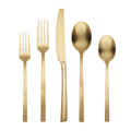 Cambridge Gold Satin 45-Piece Flatware Set Beacon