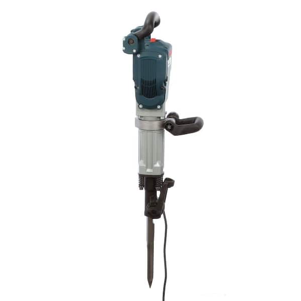 15 Amp 1-1/8 in. Corded Concrete Electric Hex Breaker Hammer Kit with Hard Carrying Case with Wheels
