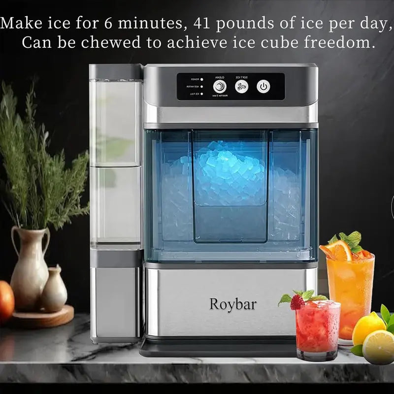 Countertop Ice Maker  41 lbs/24H Self-Cleaning Portable Ice Machine with 3L Detachable Tank for Home, Bar, or Office