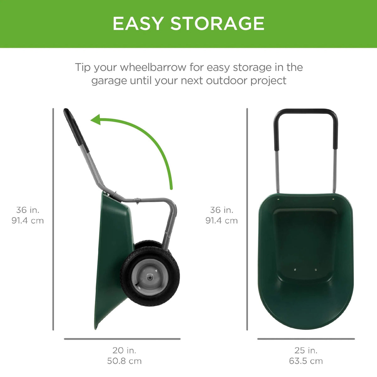 Best Choice Products Wheelbarrow Garden