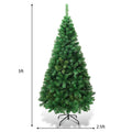 Sturdy Pre-Lit Artificial Christmas Tree with Reinforced Metal Stand