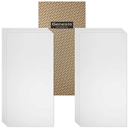 Genesis Smooth White Ceiling Tiles