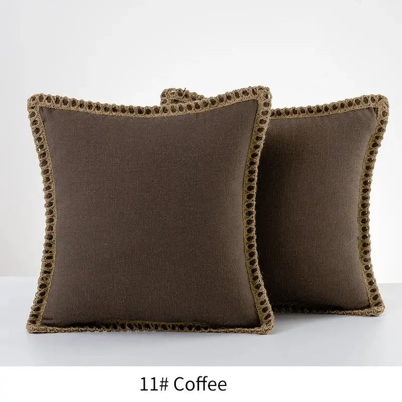 Square Decorative Cushion Cover for Sofas and Accent Chairs