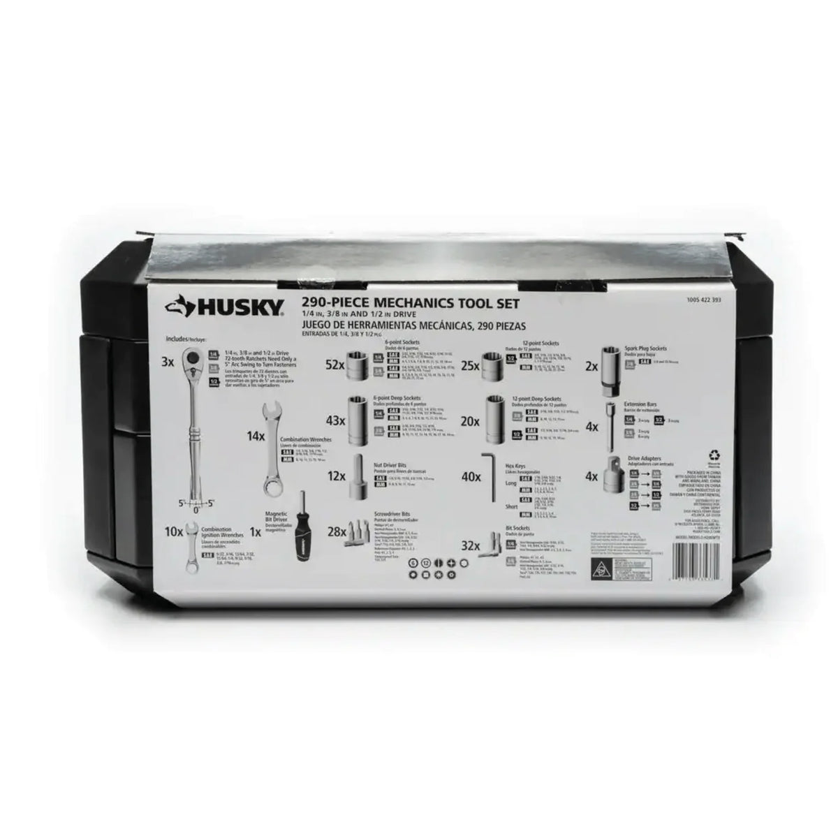 Husky Mechanics Tool Set . 290-Piece (H290MTS)