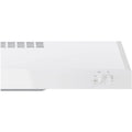 GE - 30" Convertible Range Hood - White on white