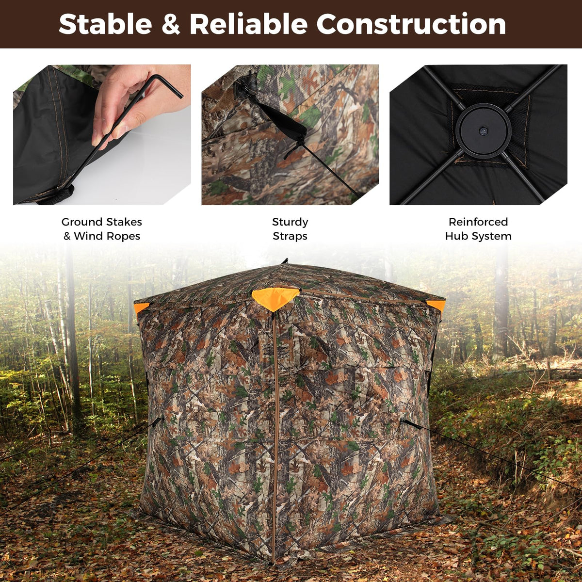 Tangkula 270° See Through Hunting Blind