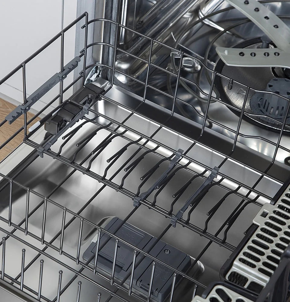 Café - 24" Top Control Tall Tub Built-In Dishwasher with Stainless Steel Tub and Silverware Jets - Stainless steel